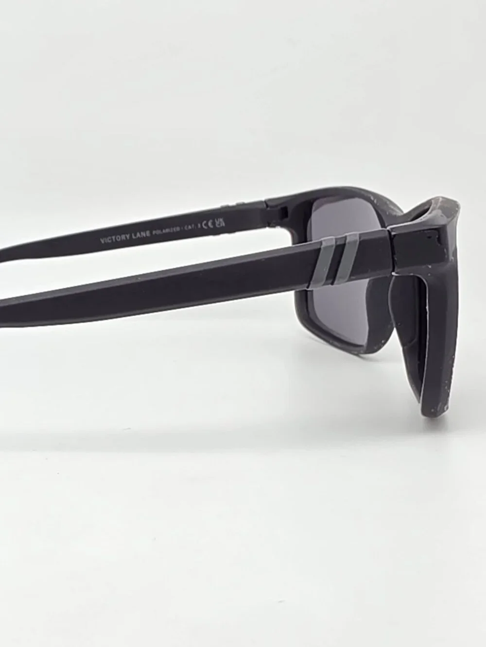 Blenders Mesa Victory Lane Black Rubber Frame Polarized Smoke Lens Sunglasses